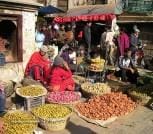 nepal rynek owoce