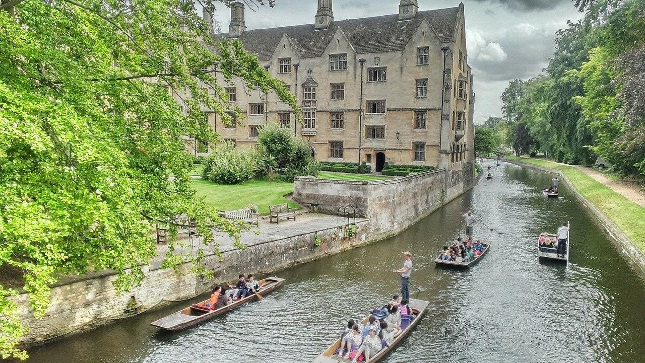 Atrakcje Cambridge w Anglii